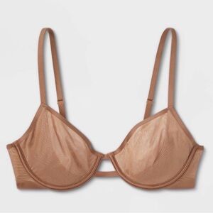 Auden mesh bra Auden sexy brown nude bars size 40C